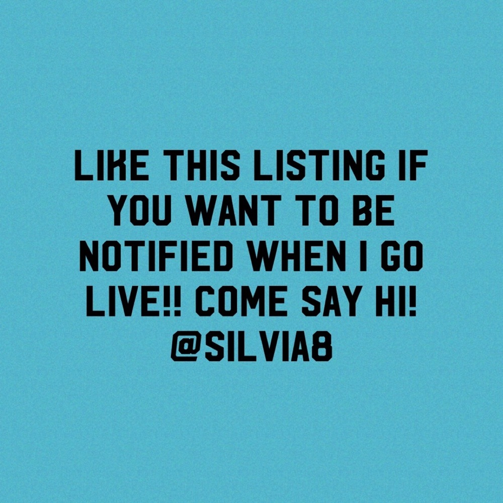 Like This To Be Notified When I Go Live!